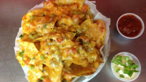 nachos on table