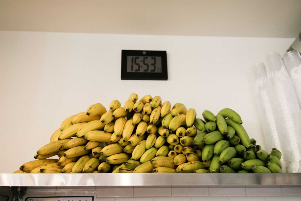 stack of bananas