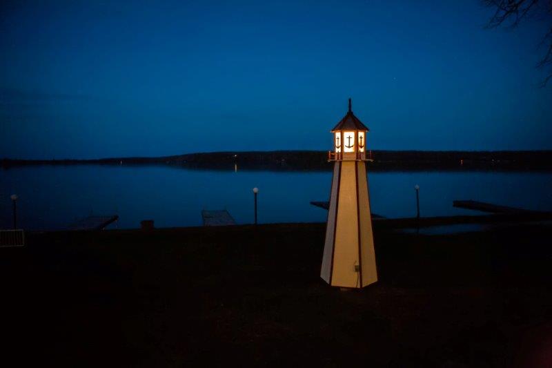 Lighthouse at night