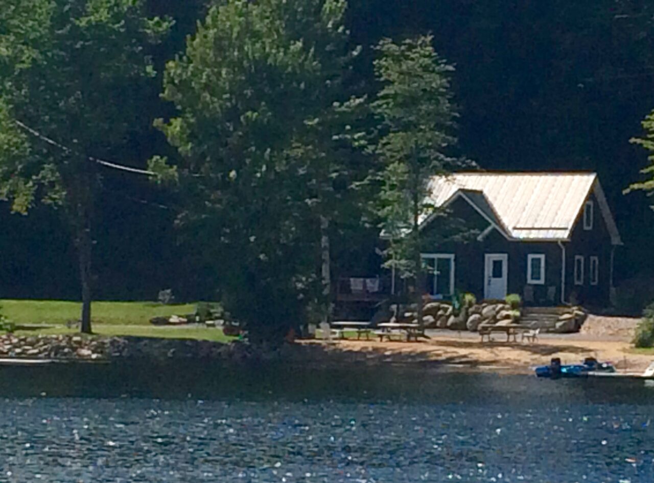 Cottage on lake