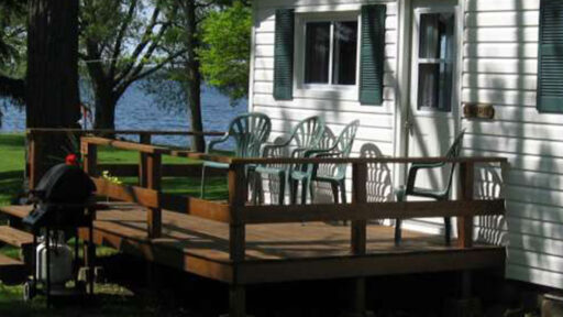 cabin on lake