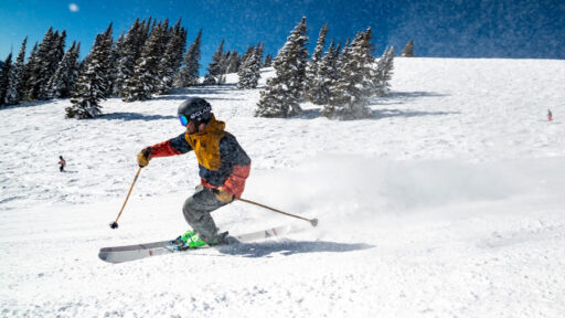 FPO Image of person skiing down hill