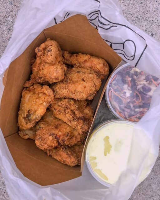 box of fried chicken