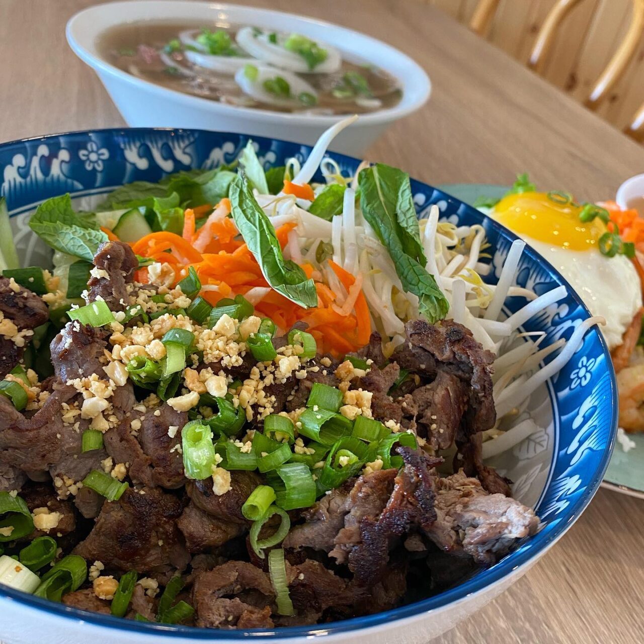 beef and noodles in bowl