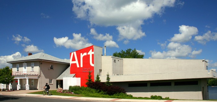 outside of art gallery building
