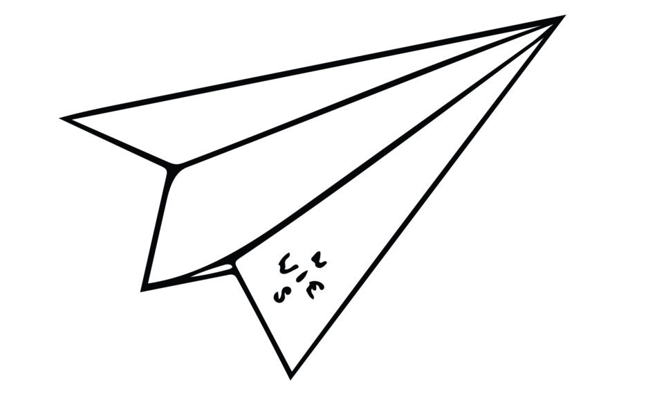illustration of paper airplane