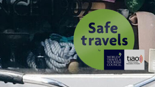 Safe Travel Stamp by the World Travel & Tourism Council and the Tourism Industry Association of Ontario
