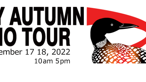 apsley autumn studio tour. September 17 & 18, 10am to 5pm. image of a loon