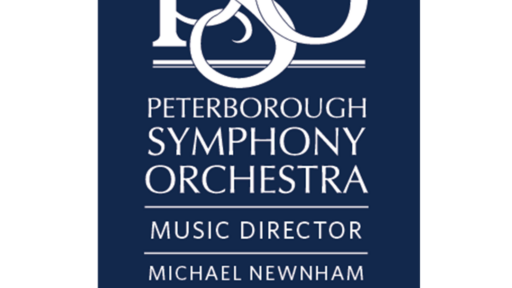 Peterborough Symphony Orchestra logo, music director Michael Newham
