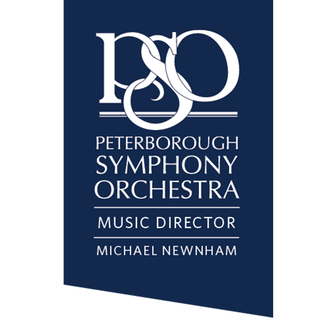 Peterborough Symphony Orchestra logo, music director Michael Newham