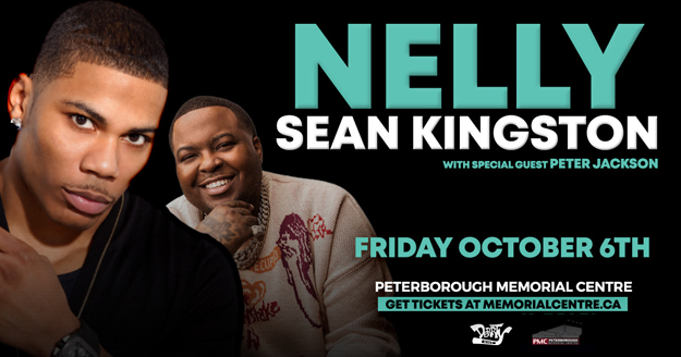 Nelly and sean kingston with their names and the date and place of concert