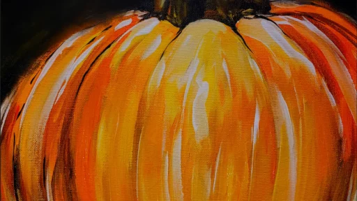 painting of a pumpkin