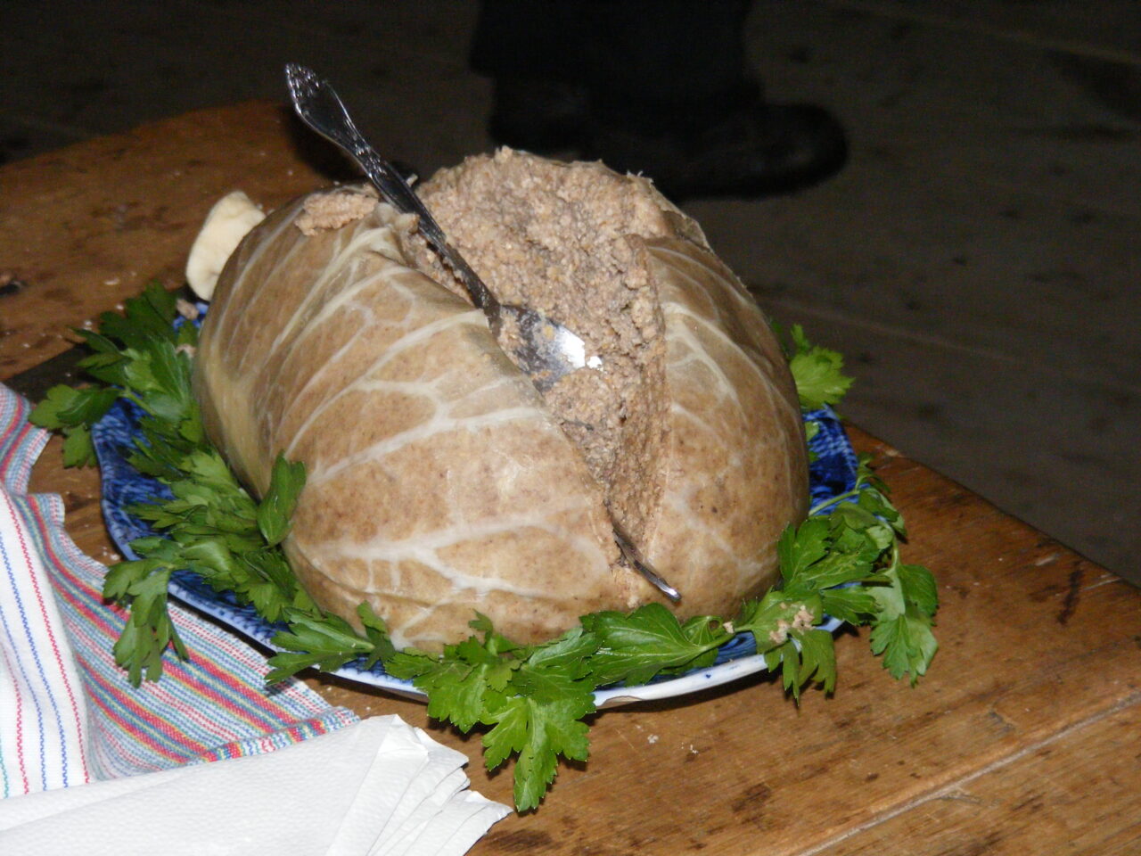 plate of haggis