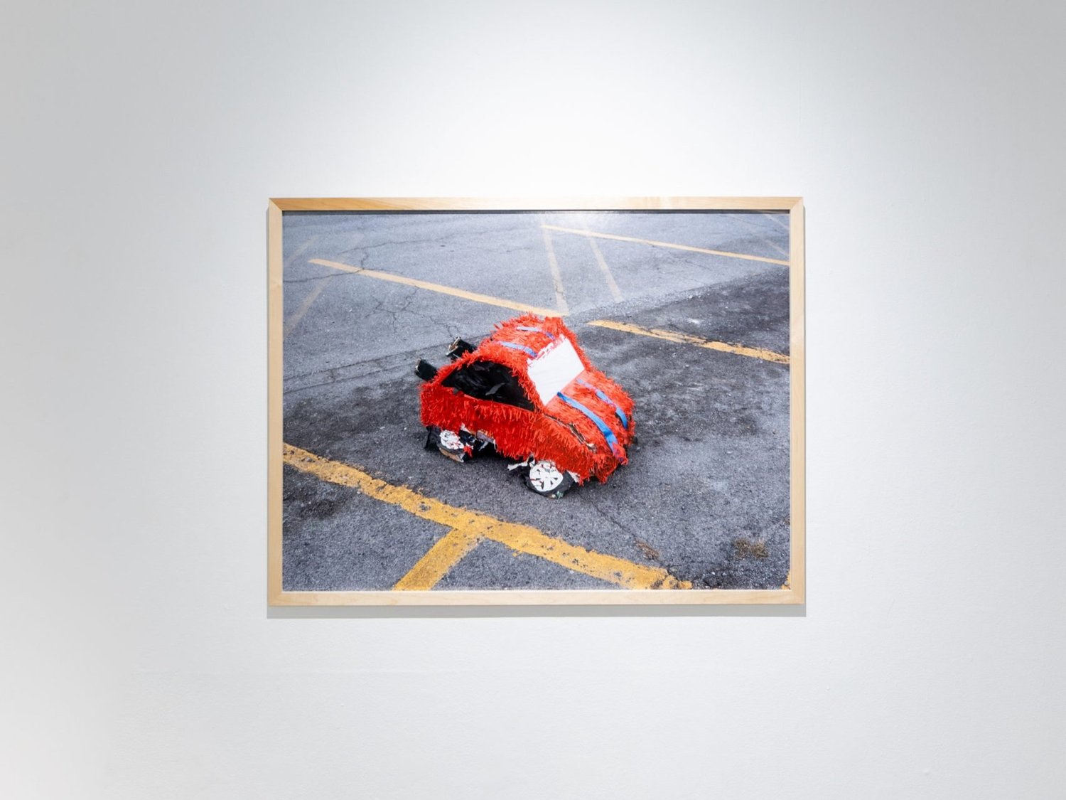 art of a red toy car