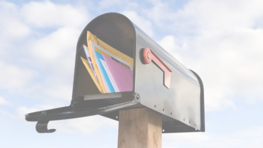 mailbox with cards in it