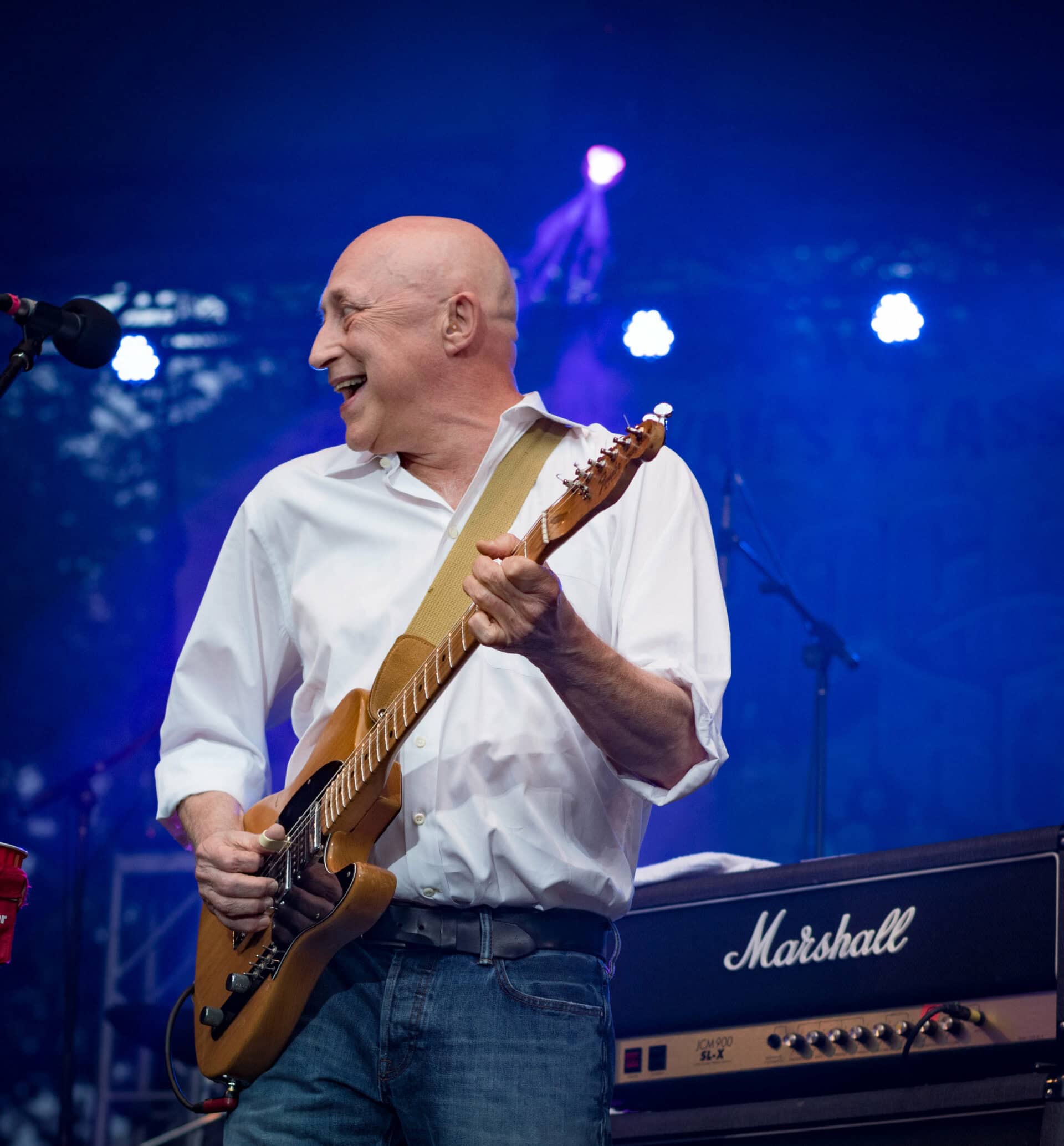 man playing guitar